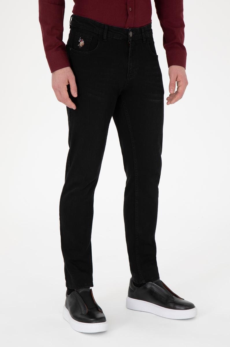 Erkek Siyah Jean Pantolon
