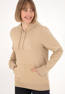 Erkek Regular Fit Kapüşonlu Kum Basic Sweatshirt - 50295175099