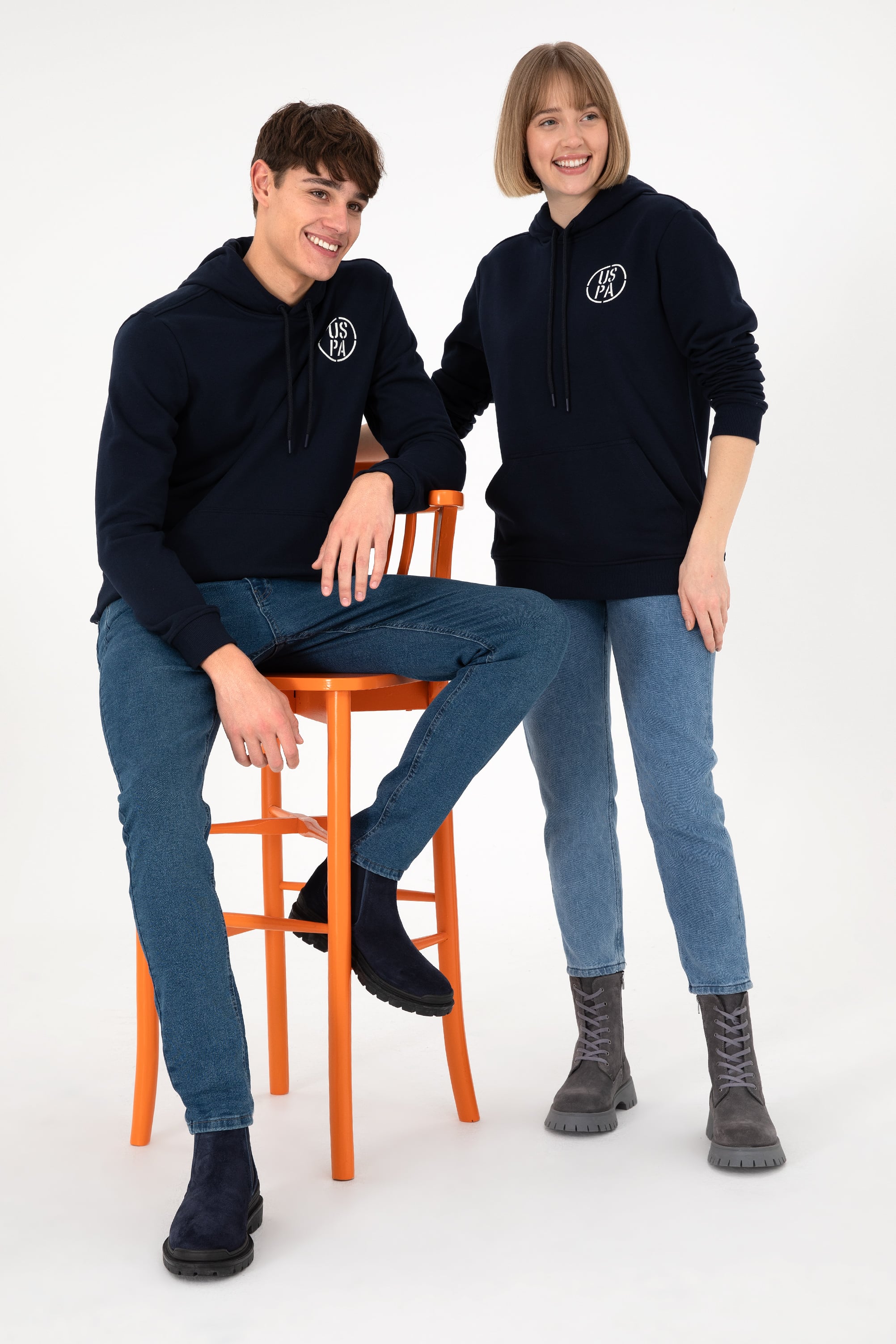 Erkek Lacivert Sweatshirt - Image 1