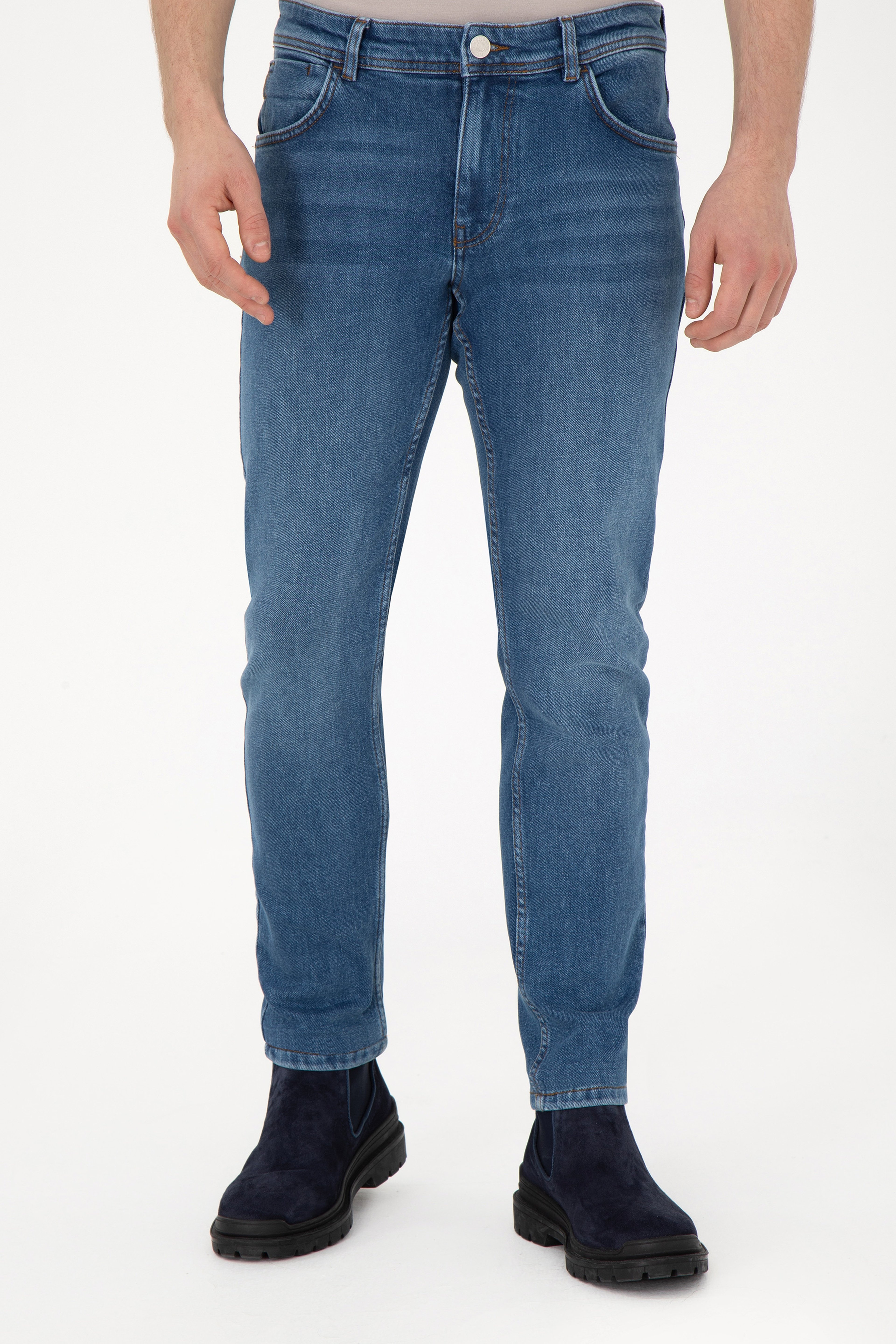 Erkek Mavi Jean Pantolon - Image 2