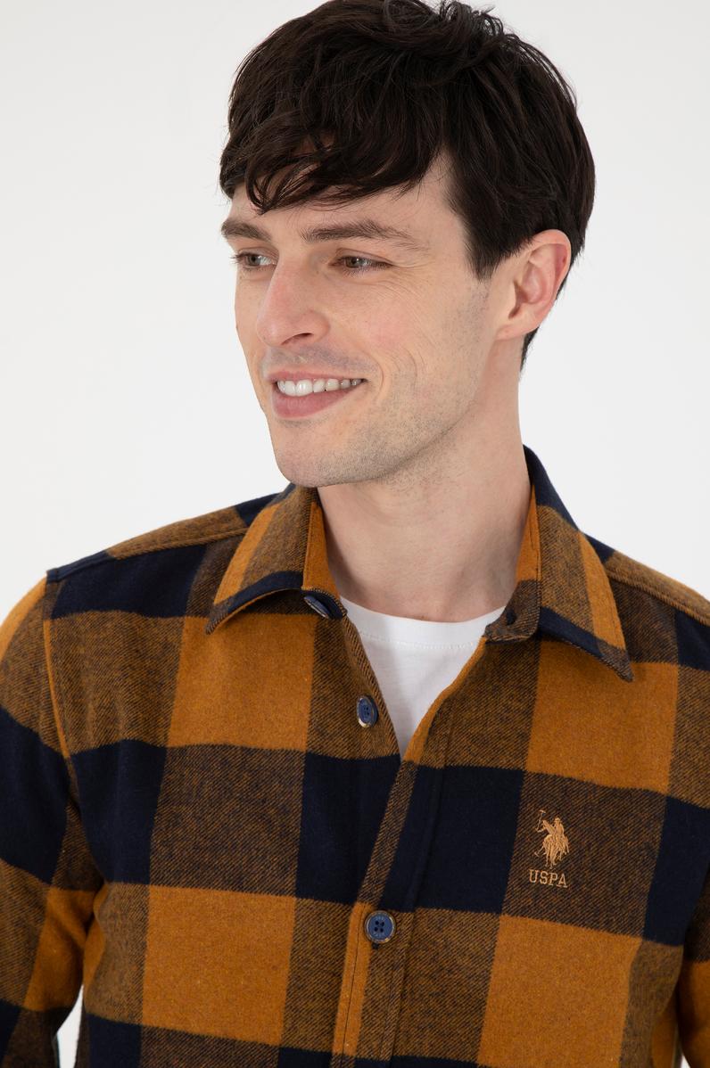 Erkek Lacivert Uzun Kollu Gömlek