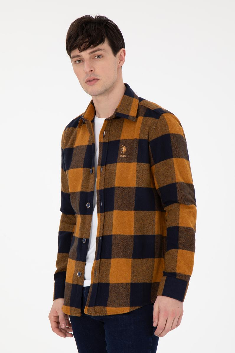 Erkek Lacivert Uzun Kollu Gömlek