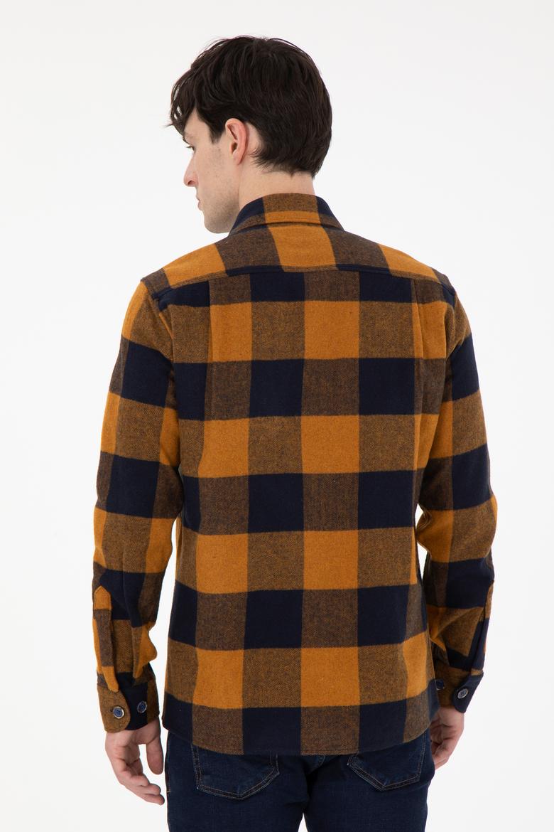 Erkek Lacivert Uzun Kollu Gömlek - 50297504014