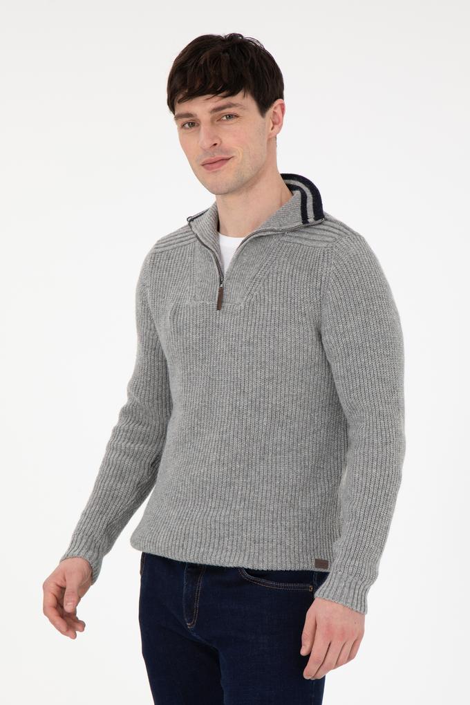 Erkek Gri Melanj Kazak