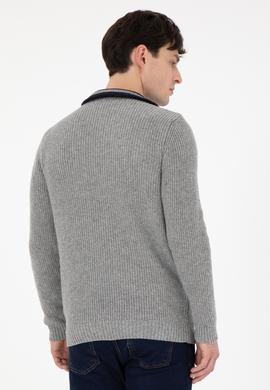 Erkek Gri Melanj Kazak - 50293161017