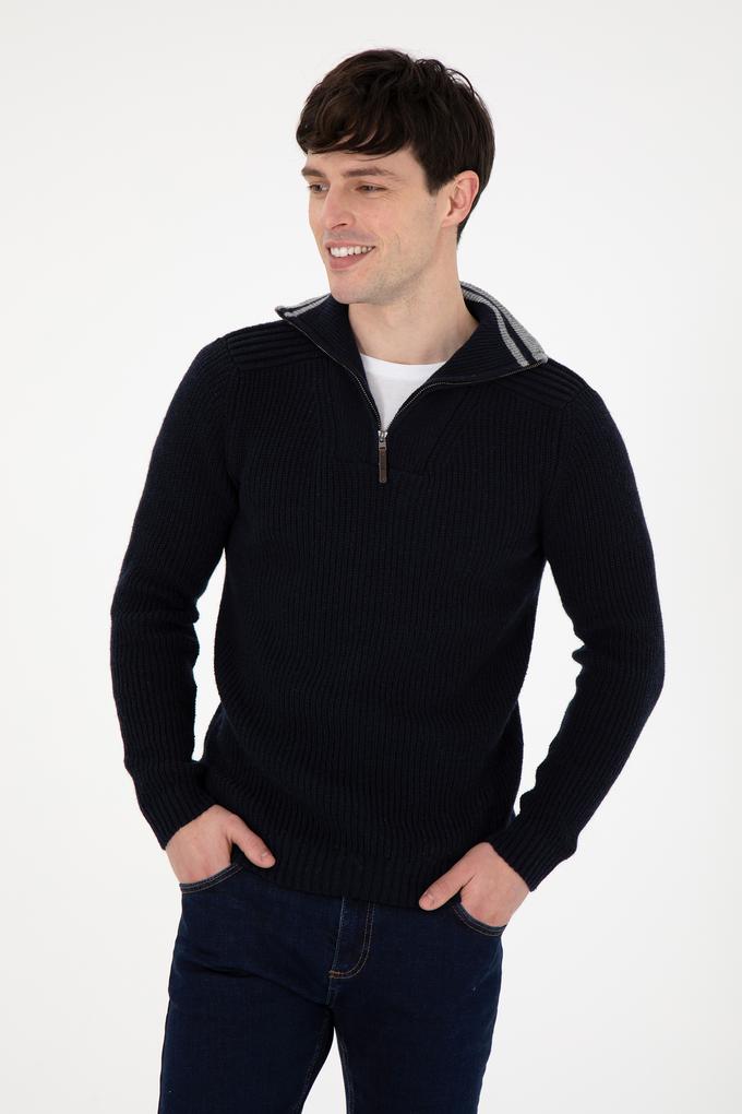 Erkek Lacivert Kazak