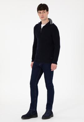 Erkek Lacivert Kazak - 50293161009