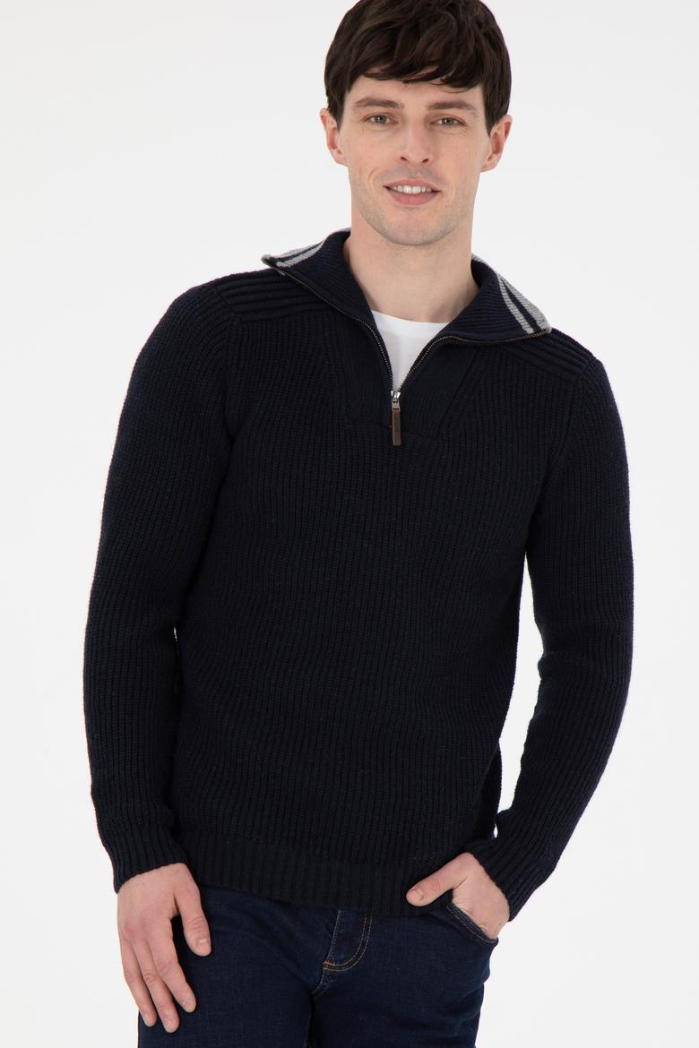 Erkek Lacivert Kazak - 50293161009