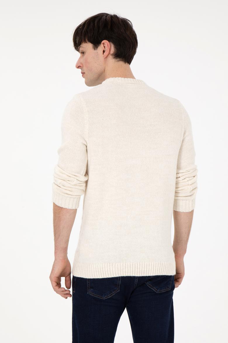 Erkek Taş Melanj Kazak - 50293022026