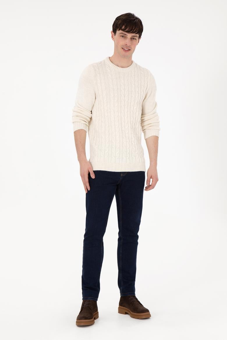 Erkek Taş Melanj Kazak - 50293022026