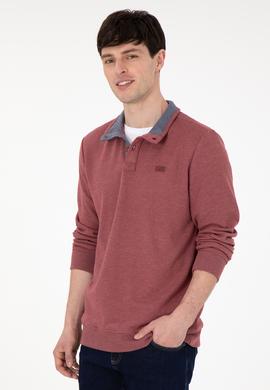 Erkek Bordo Sweatshirt - 50290772007