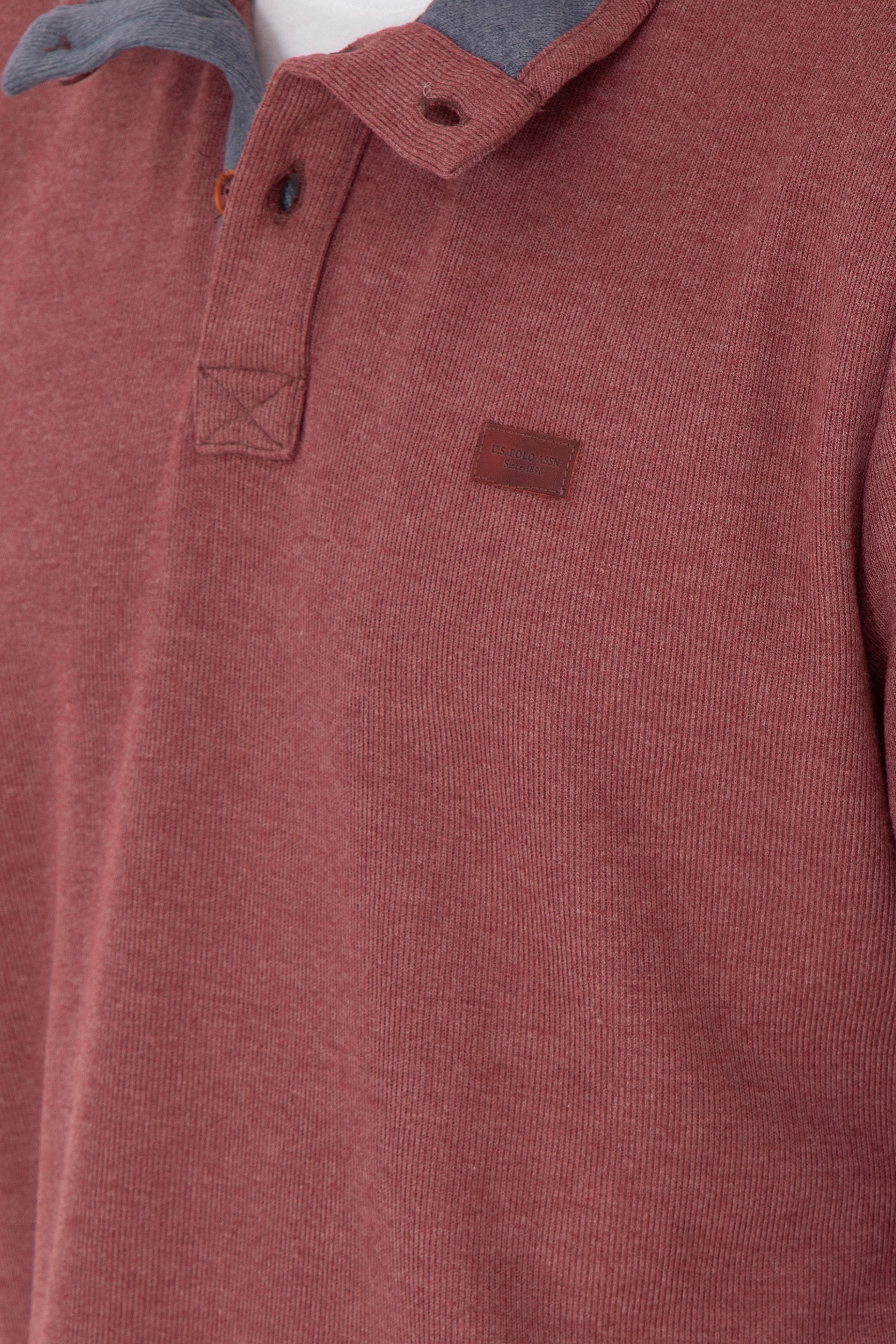 Erkek Bordo Sweatshirt - Image 7