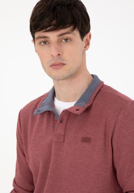 Erkek Bordo Sweatshirt - 50290772007