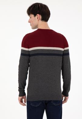 Erkek Antrasit Melanj Kazak - 50292868027