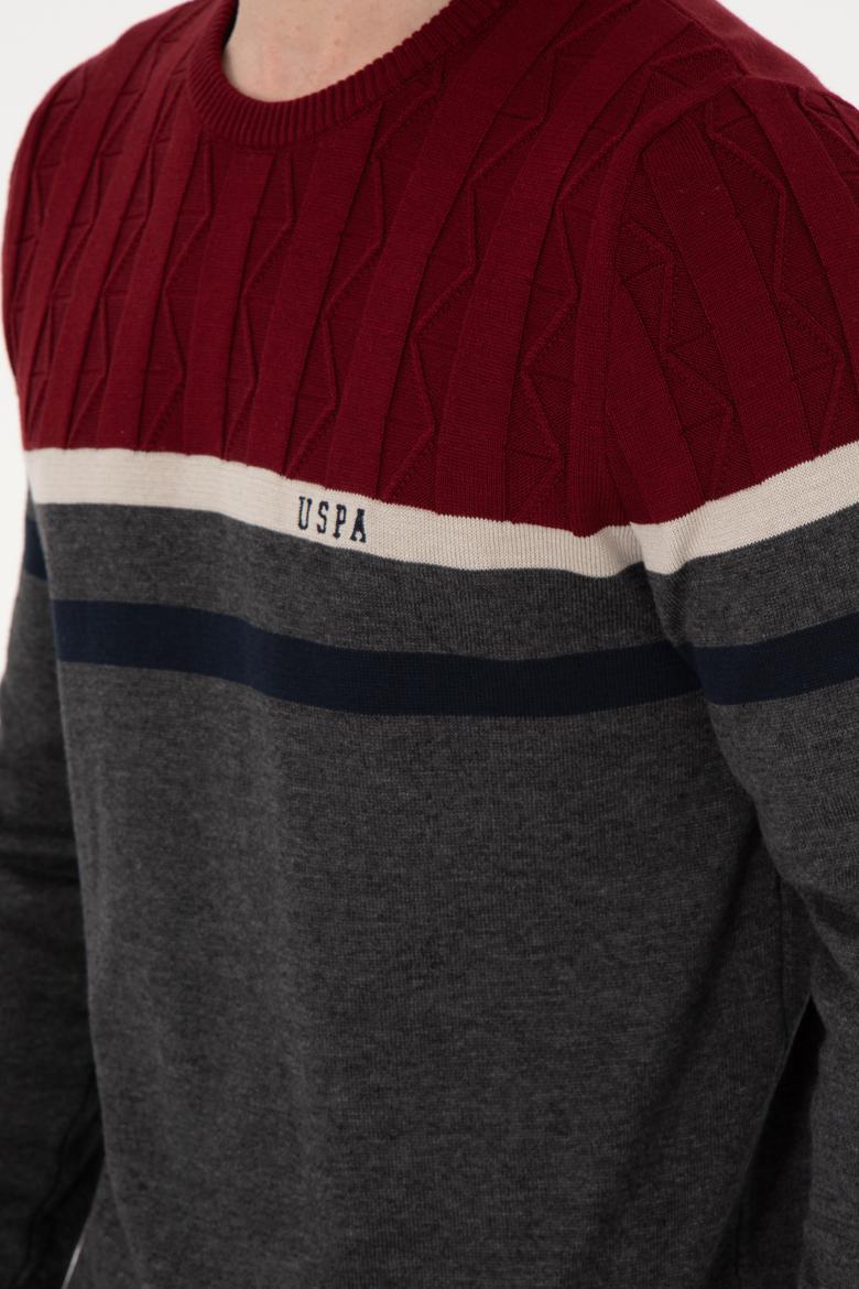 Erkek Antrasit Melanj Kazak - 50292868027