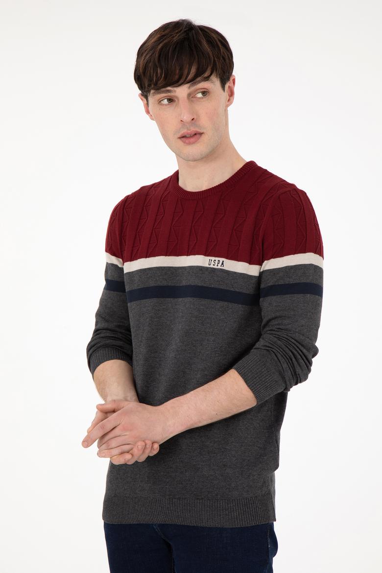 Erkek Antrasit Melanj Kazak - 50292868027