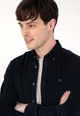 Erkek Lacivert Uzun Kollu Gömlek - 50291395050