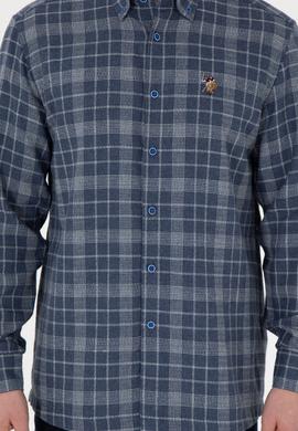 Erkek Lacivert Uzun Kollu Gömlek - 50297403014