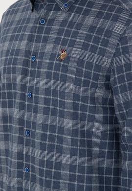 Erkek Lacivert Uzun Kollu Gömlek - 50297403014