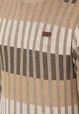 Erkek Regular Fit Bisiklet Yaka Taş Sweatshirt - 50290623017