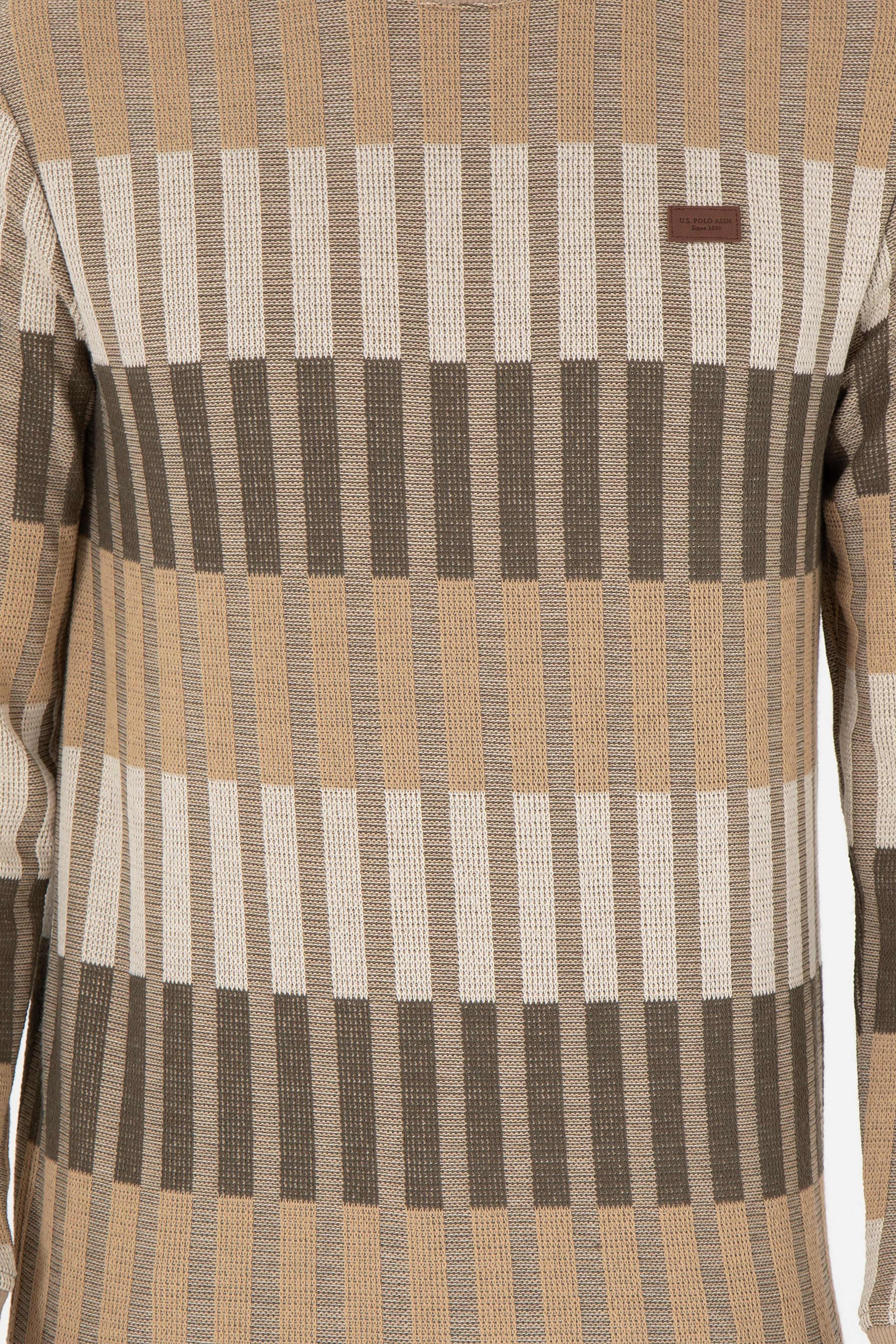 Erkek Regular Fit Bisiklet Yaka Taş Sweatshirt - Image 6