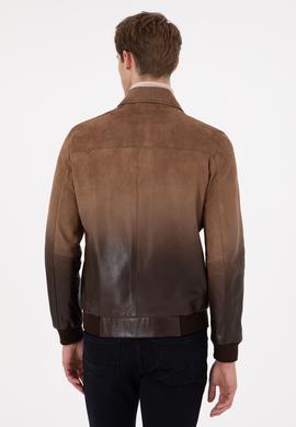 Erkek Taba Deri Ceket - 50297241006