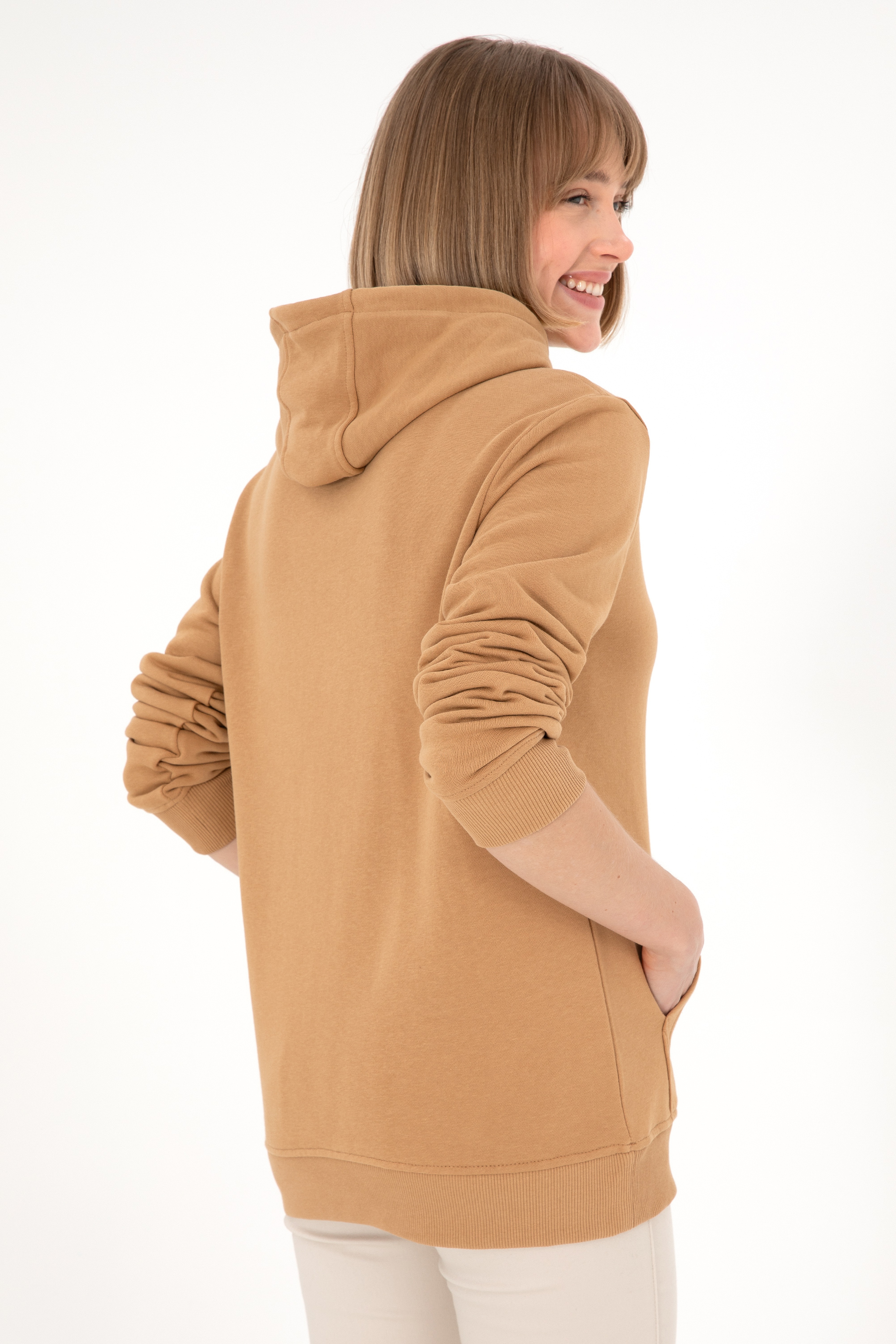 Erkek Camel Sweatshirt