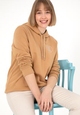 Erkek Camel Sweatshirt - 50293361075