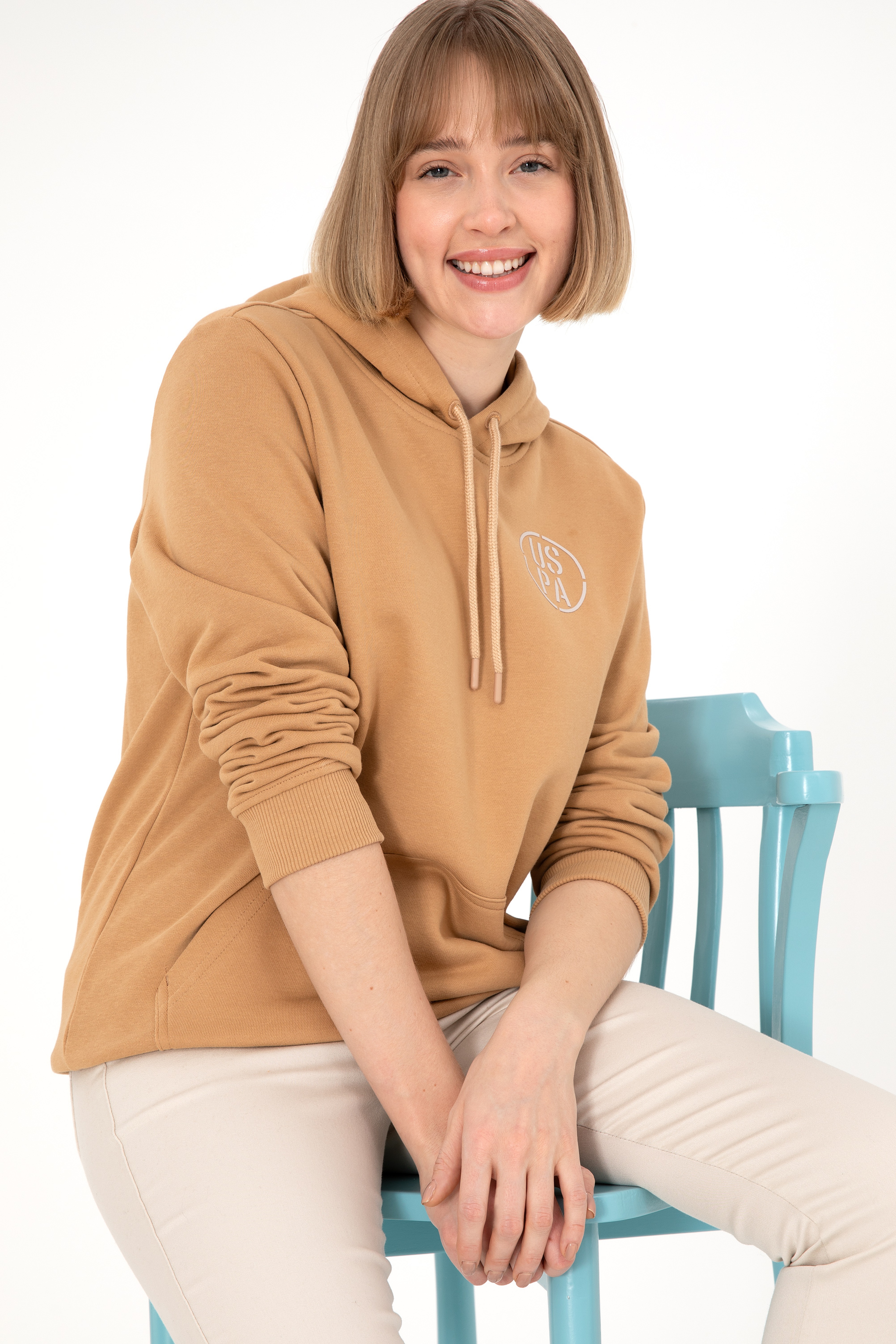 Erkek Camel Sweatshirt