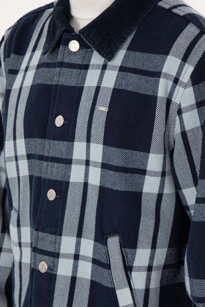 Erkek Açık Mavi Jean Gömlek - 50289480006