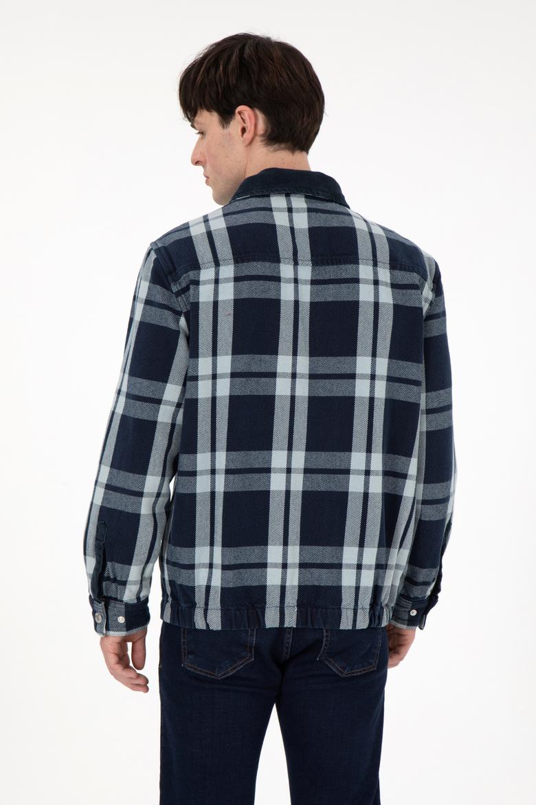 Erkek Açık Mavi Jean Gömlek - 50289480006