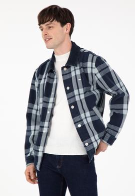 Erkek Açık Mavi Jean Gömlek - 50289480006