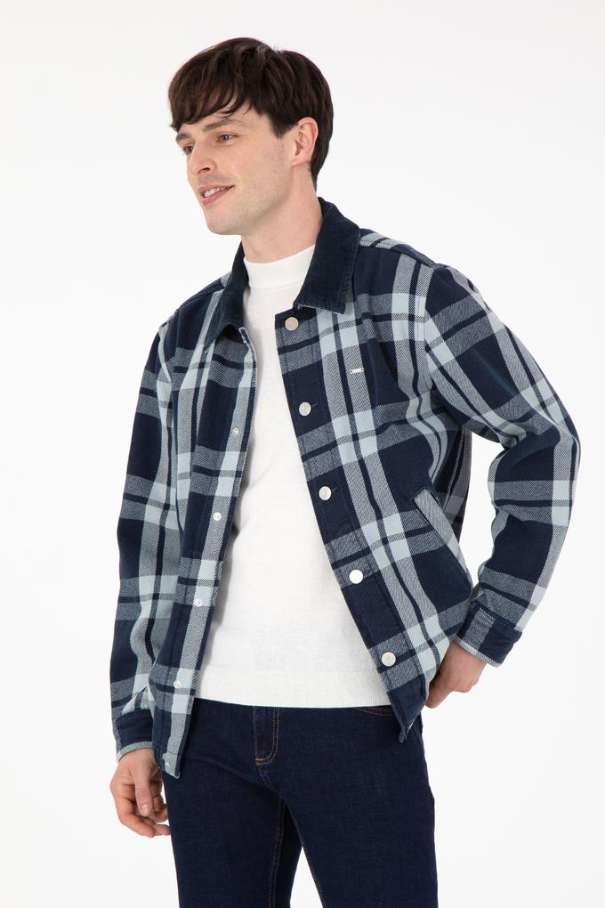 Erkek Açık Mavi Jean Gömlek