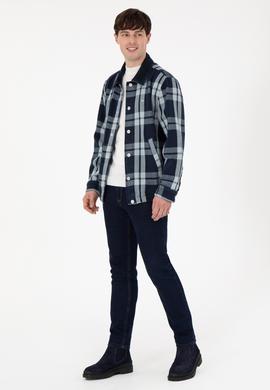 Erkek Açık Mavi Jean Gömlek - 50289480006