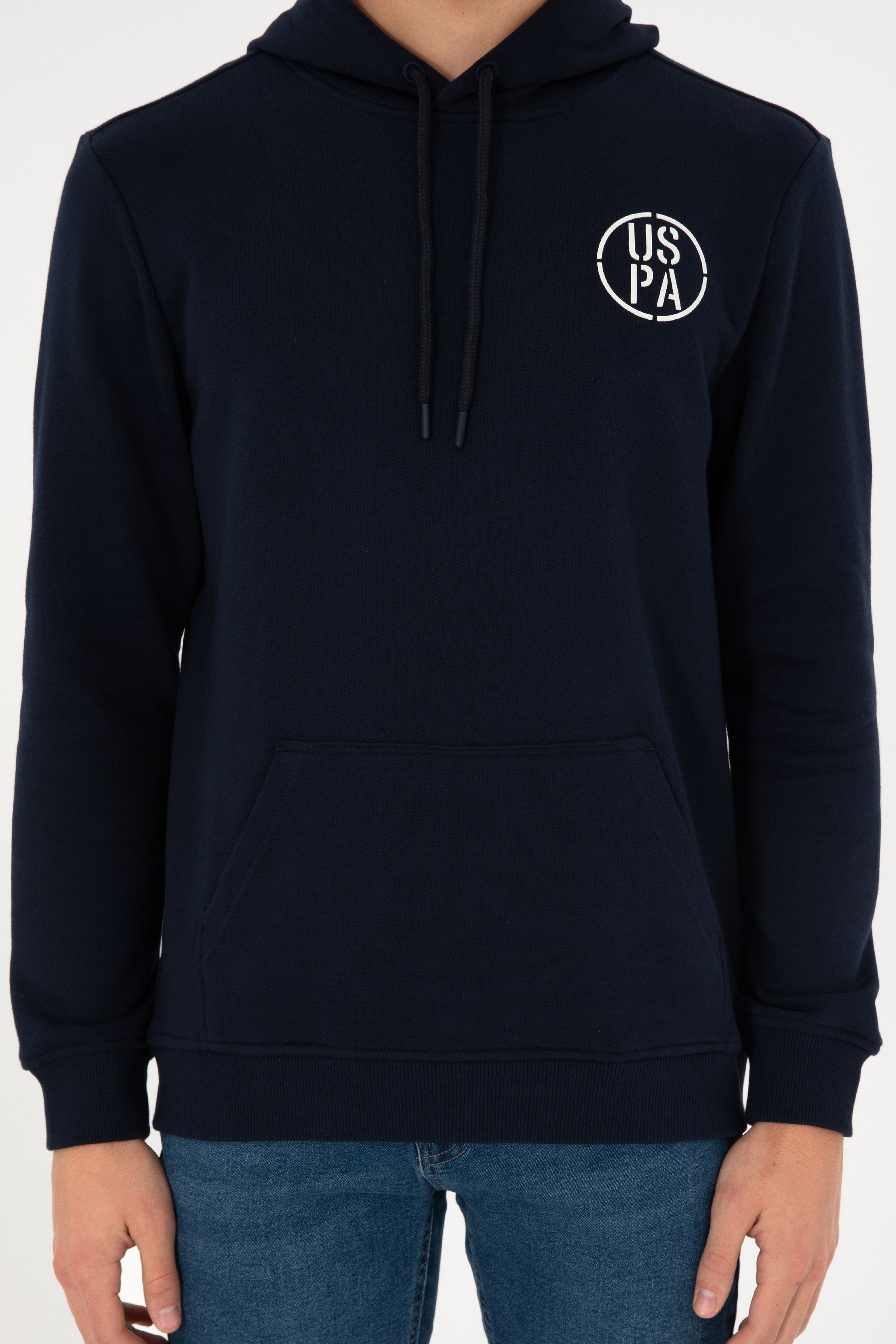 Erkek Lacivert Sweatshirt - Image 7