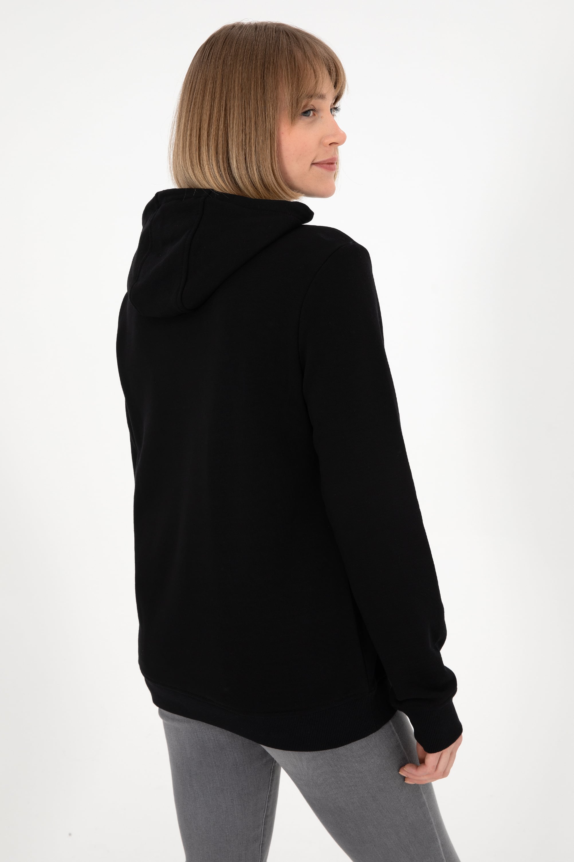 Erkek Siyah Sweatshirt