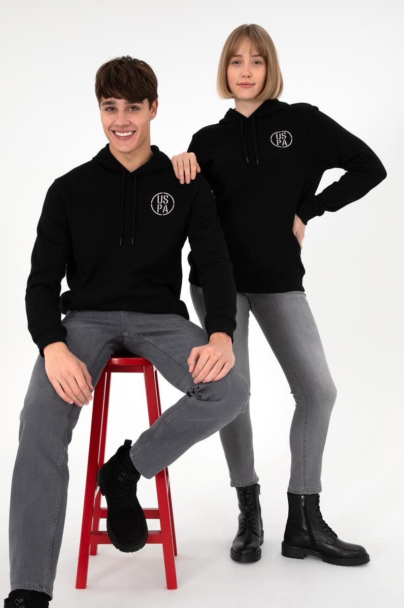 Erkek Siyah Sweatshirt