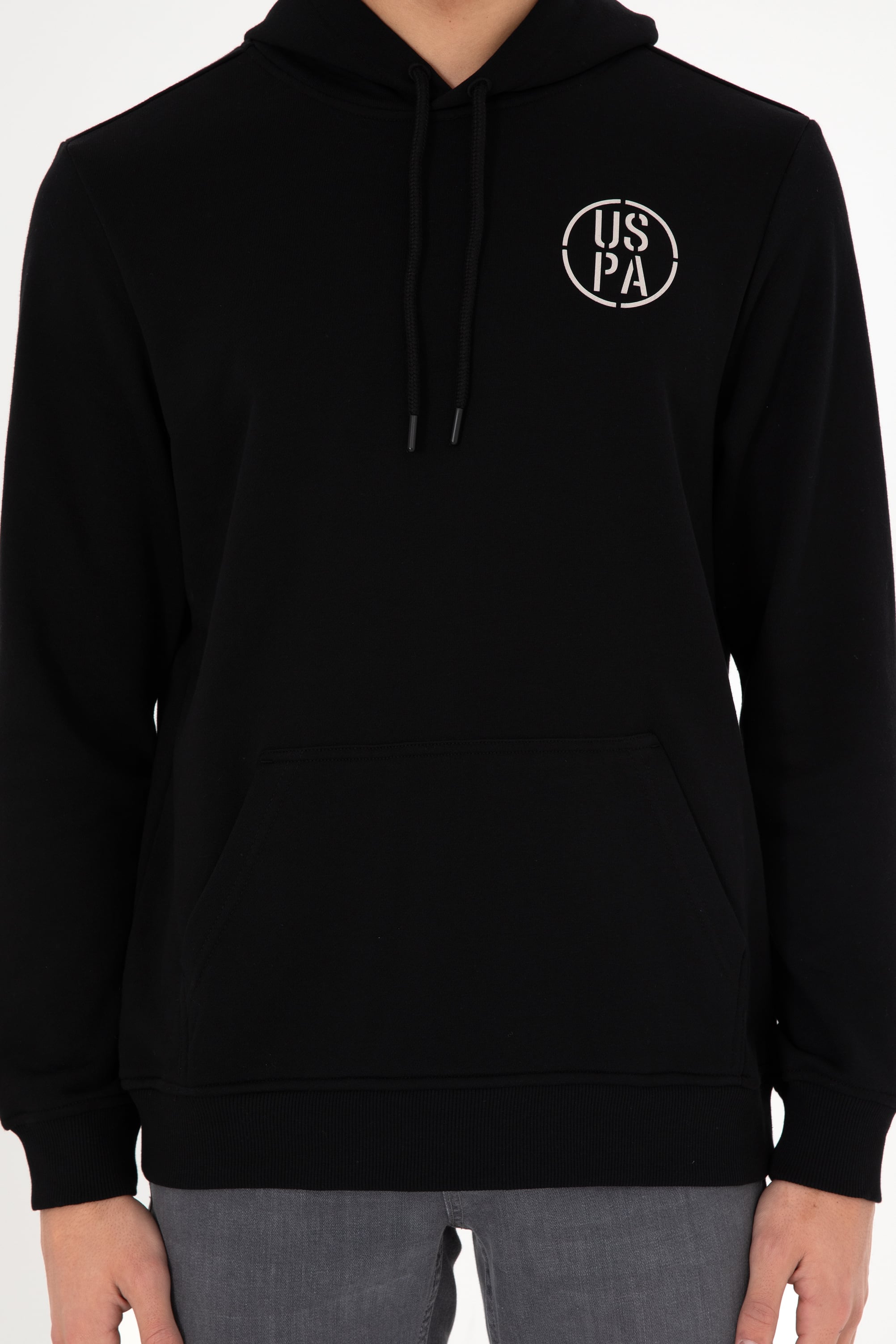 Erkek Siyah Sweatshirt