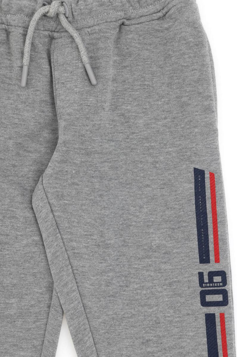 Erkek Çocuk Gri Melanj Eşofman Altı