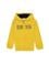 Erkek Çocuk Fermuarlı Kapüşonlu Basic Sarı Sweatshirt