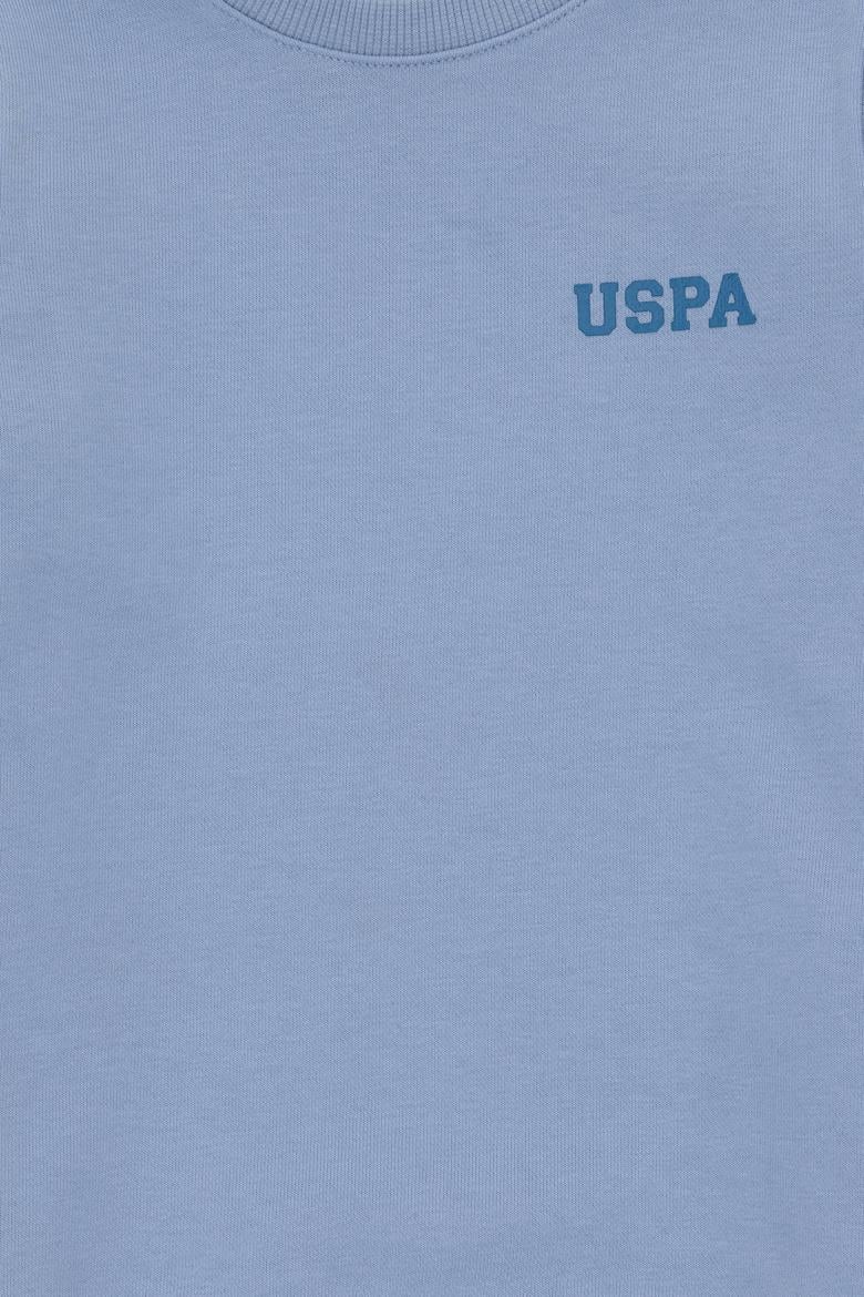 Erkek Çocuk Açık Mavi Bisiklet Yaka Sweatshirt - 50293604008