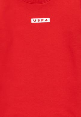 Erkek Çocuk Kırmızı Bisiklet Yaka Sweatshirt - 50293567007