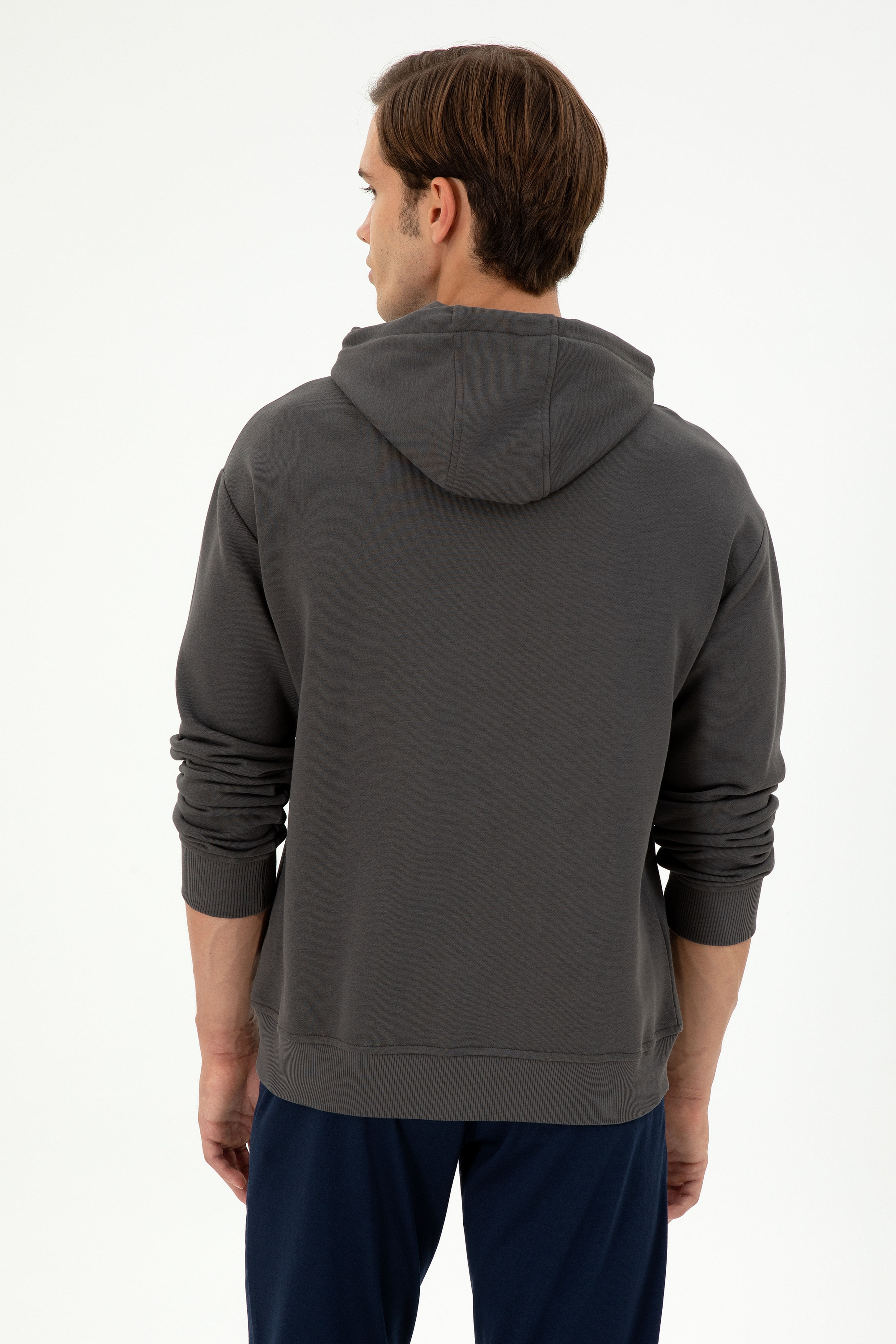 Erkek Antrasit Sweatshirt - Image 5