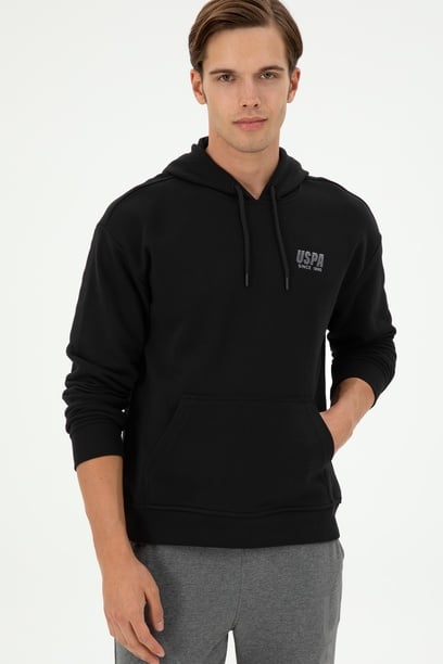 Erkek Siyah Sweatshirt