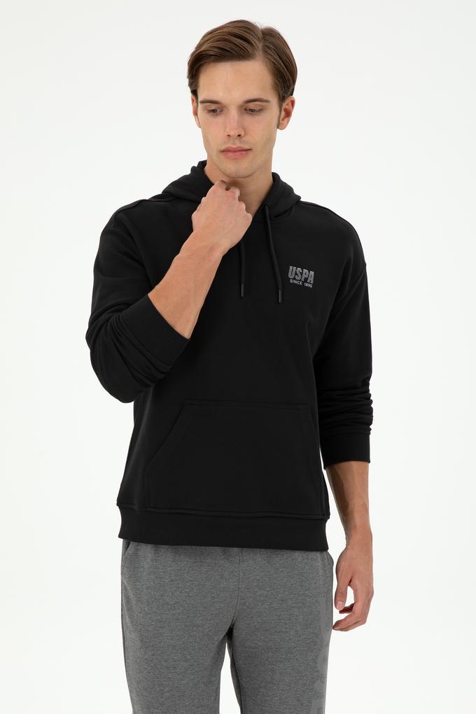 Erkek Siyah Sweatshirt