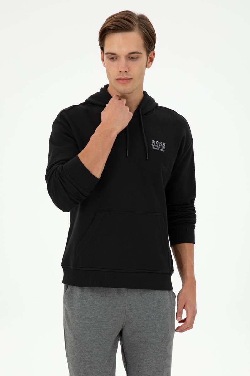 Erkek Siyah Sweatshirt