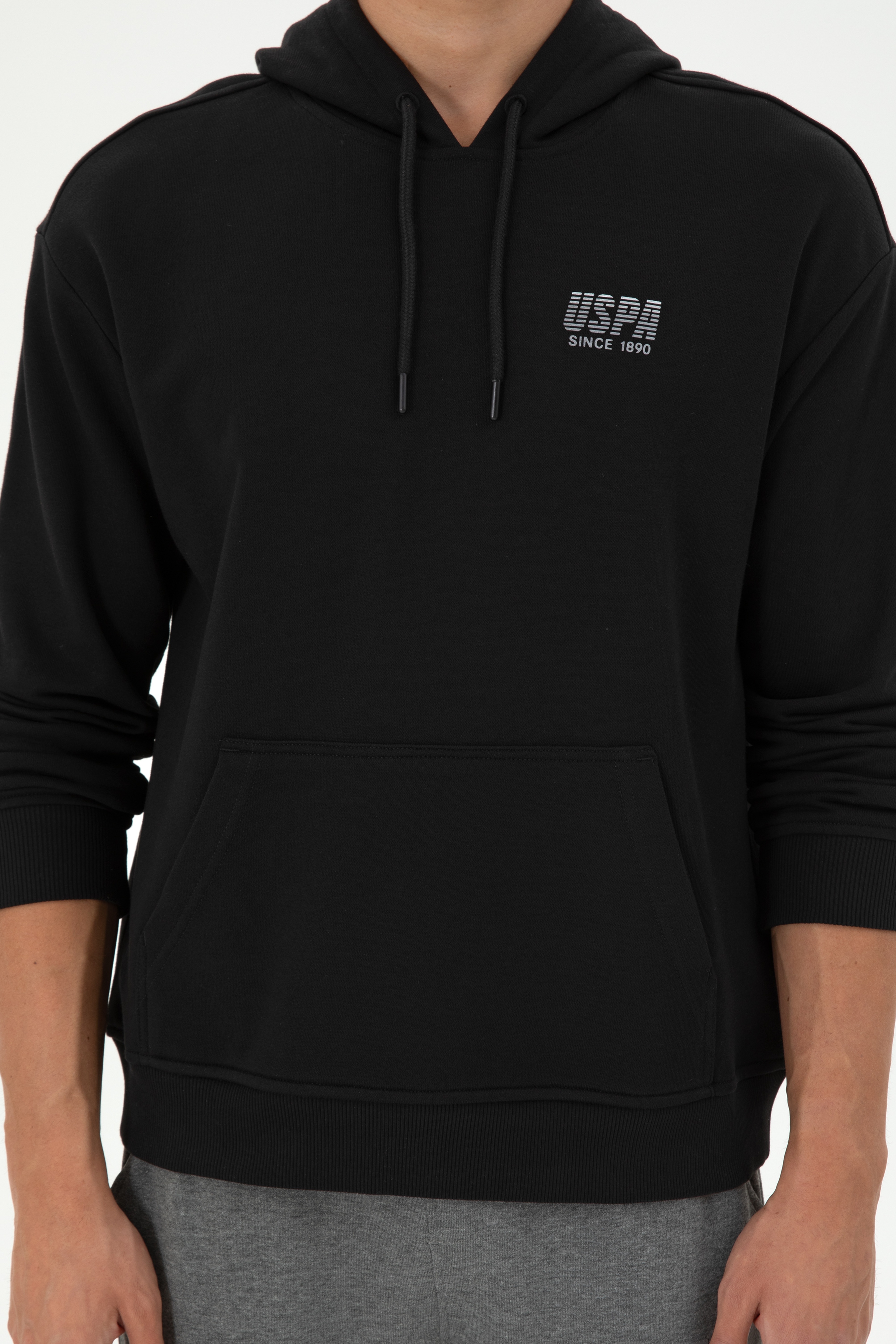 Erkek Siyah Sweatshirt