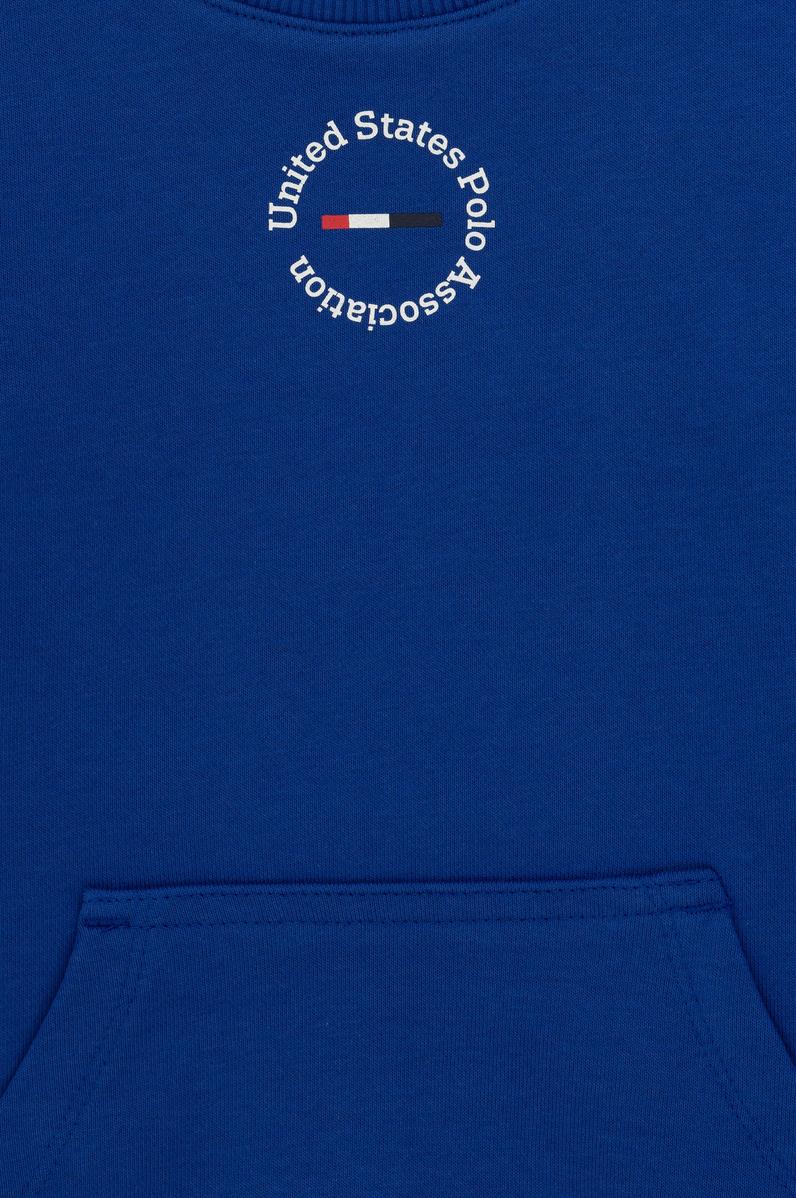 Erkek Çocuk Saks Basic Bisiklet Yaka Sweatshirt