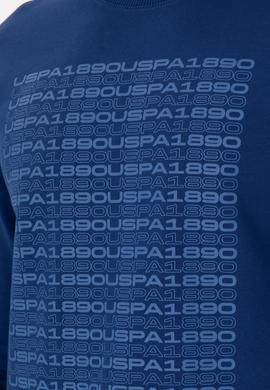 Erkek Regular Fit Bisiklet Yaka İndigo Sweatshirt - 50293461009