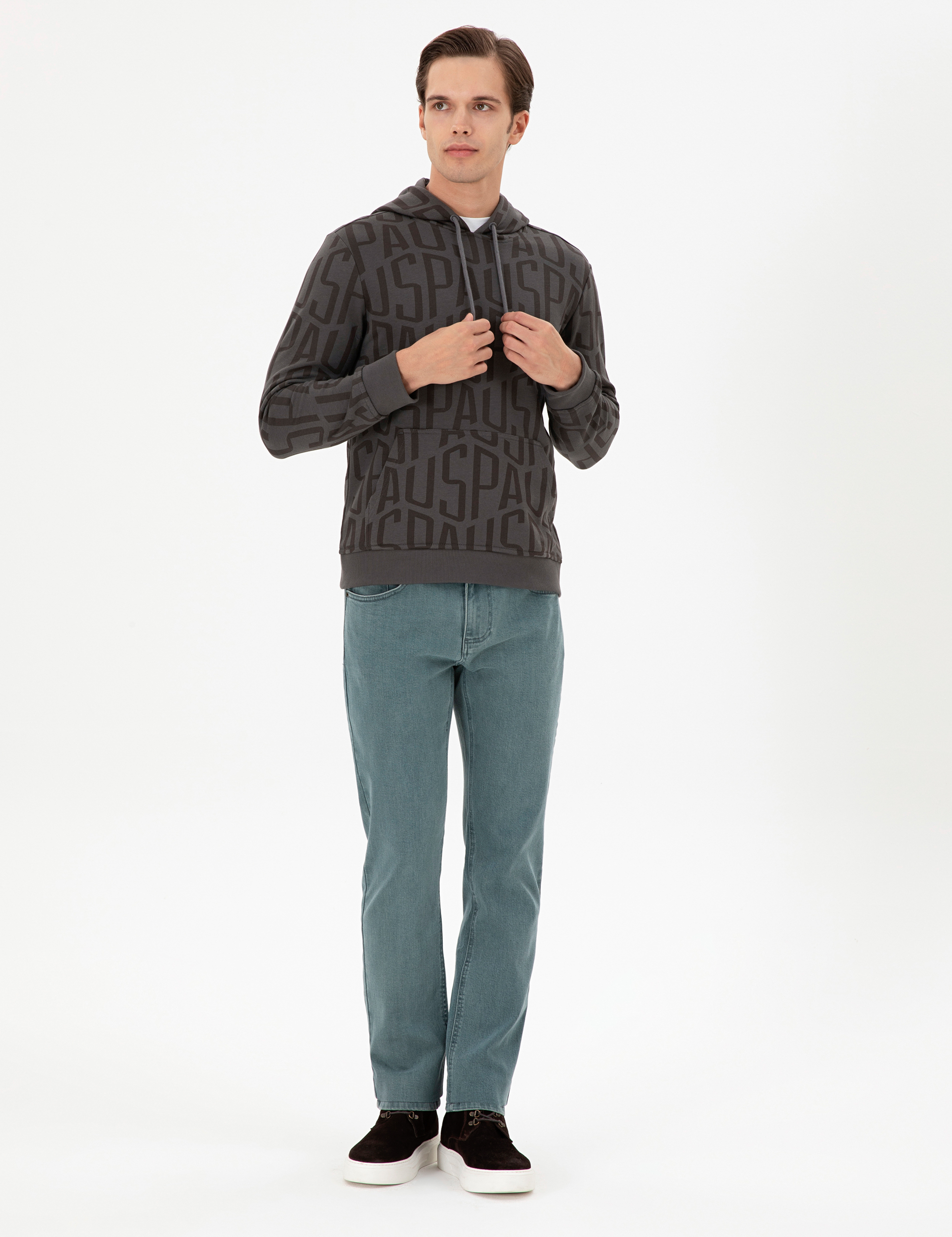 Erkek Antrasit Sweatshirt - Image 4